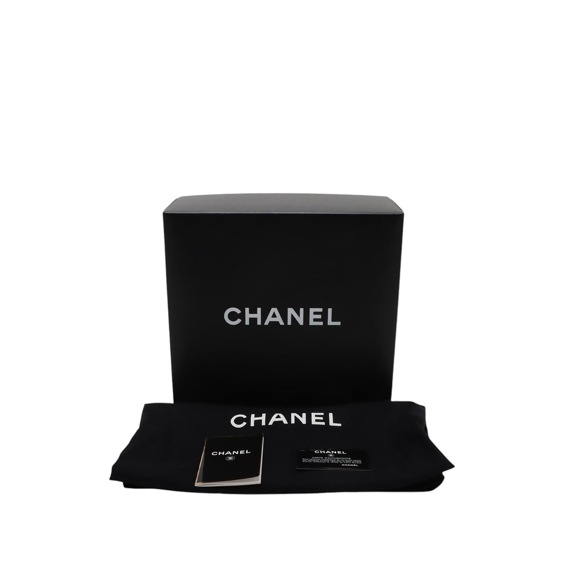 Chanel Woven Lambskin Drawstring Pouch