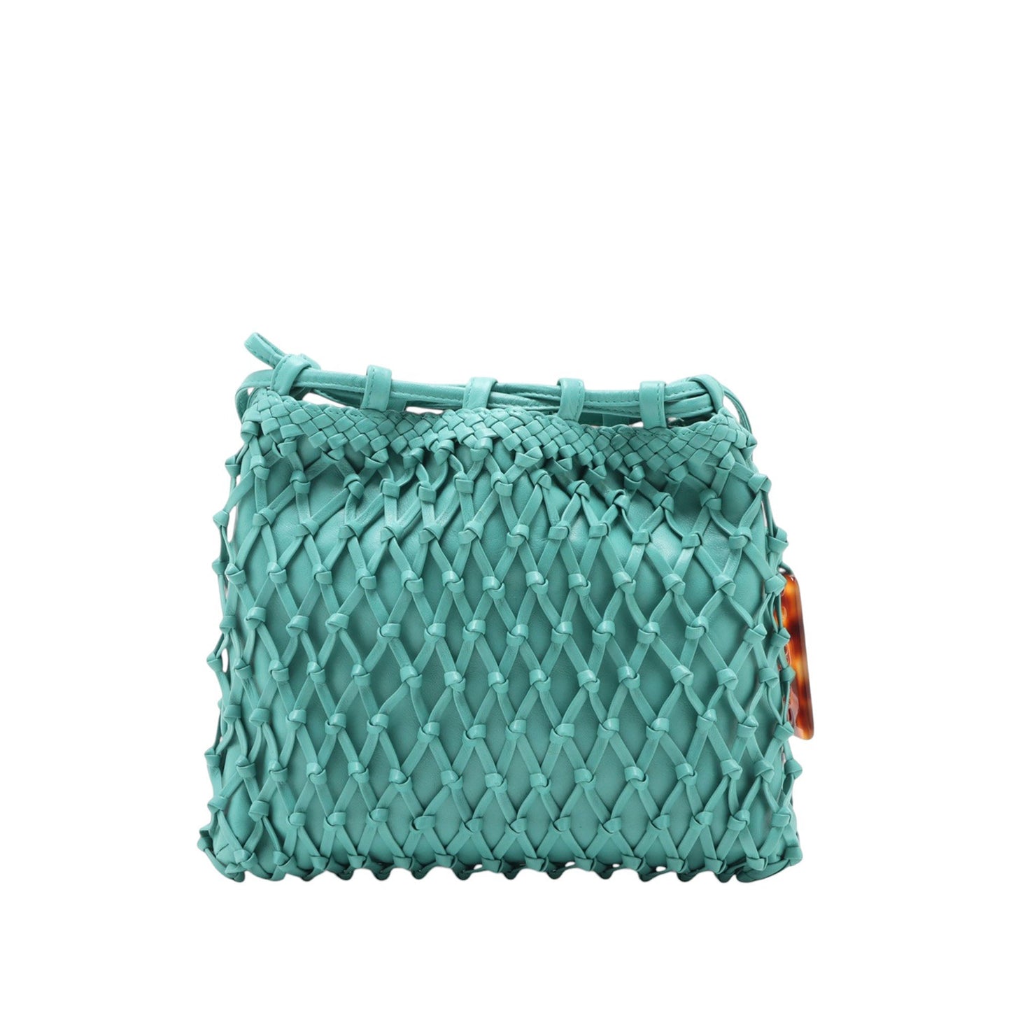 Chanel Woven Lambskin Drawstring Pouch