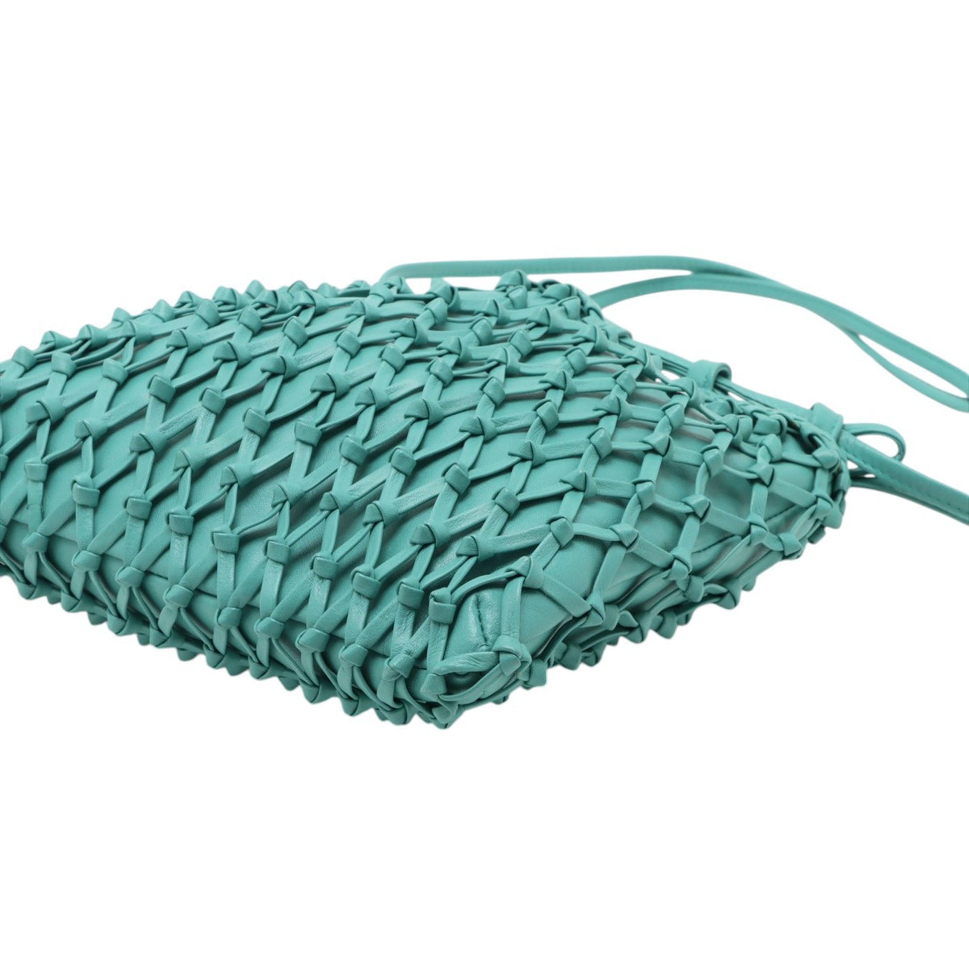 Chanel Woven Lambskin Drawstring Pouch