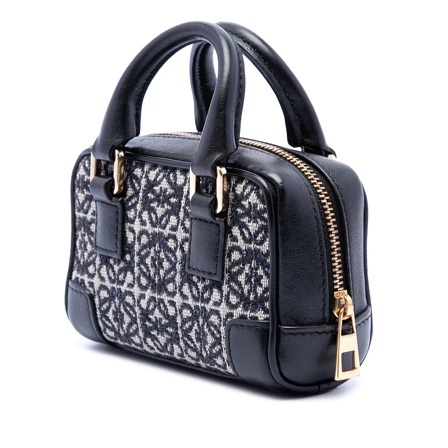 LOEWE Nano Anagram Canvas Amazona Satchel