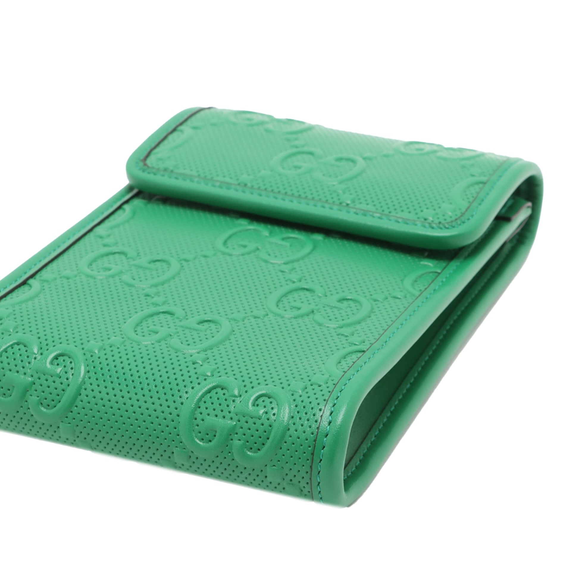 Gucci GG Embossed Flap Crossbody