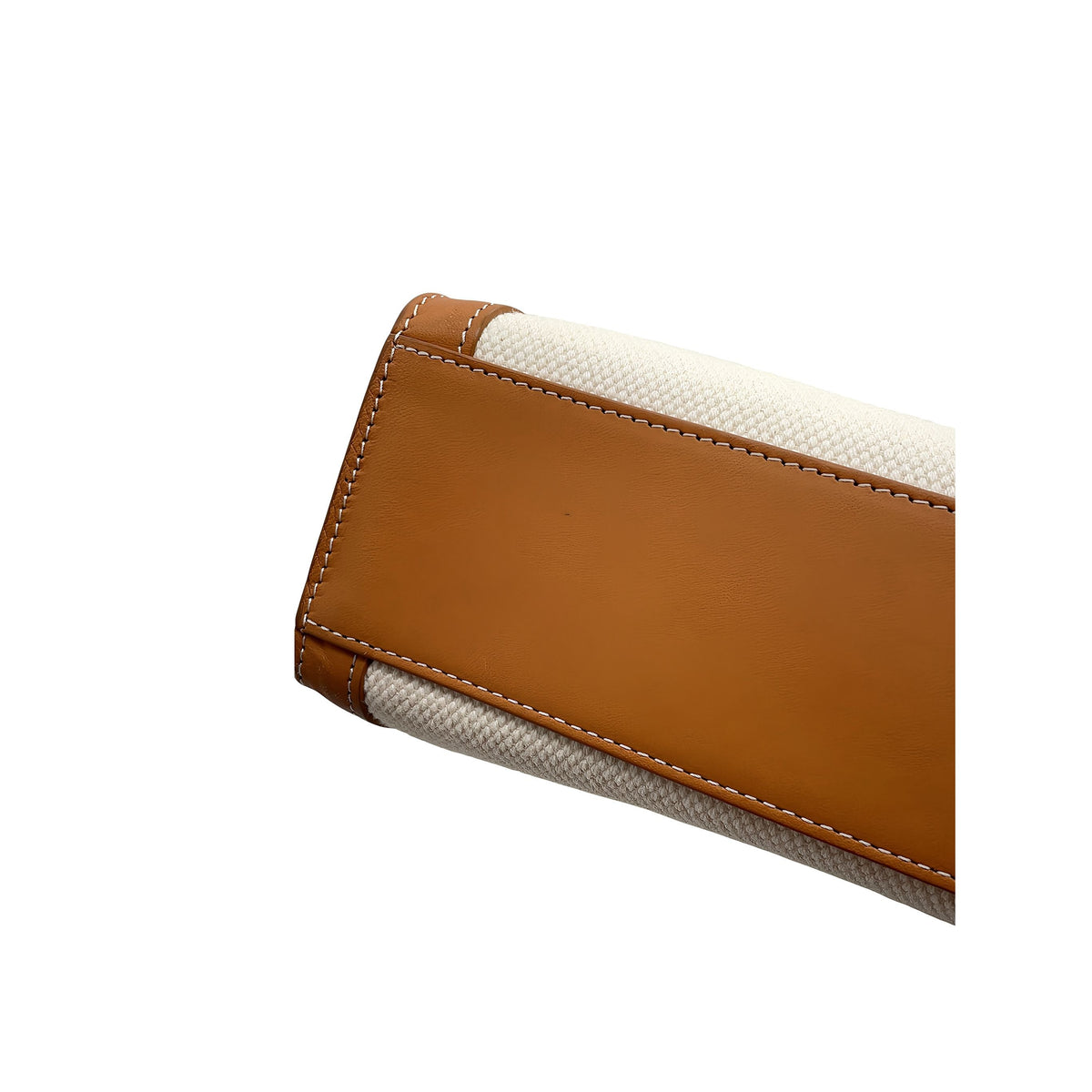 Celine Large Canvas Vertical Cabas Tote — Brown