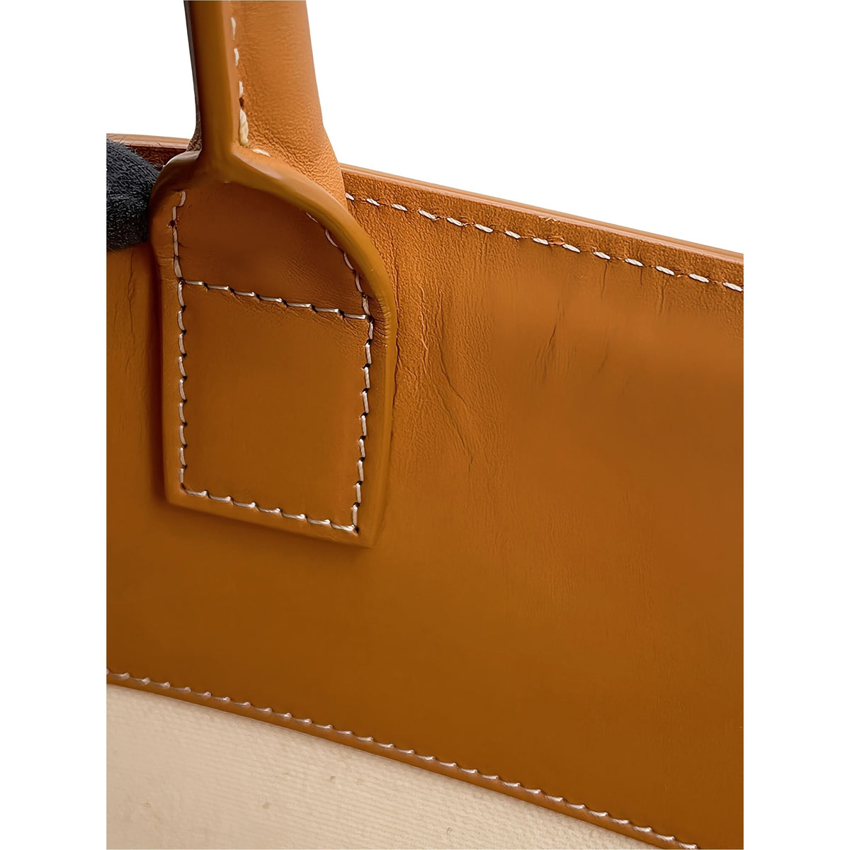 Celine Large Canvas Vertical Cabas Tote — Brown