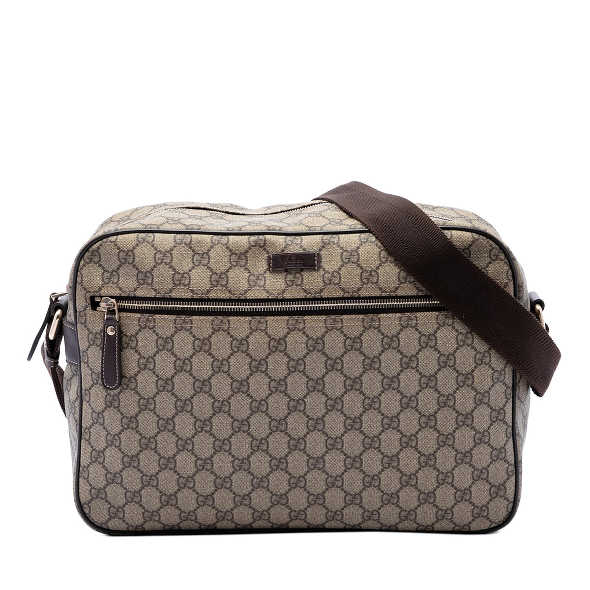 Gucci GG Supreme Crossbody — Beige