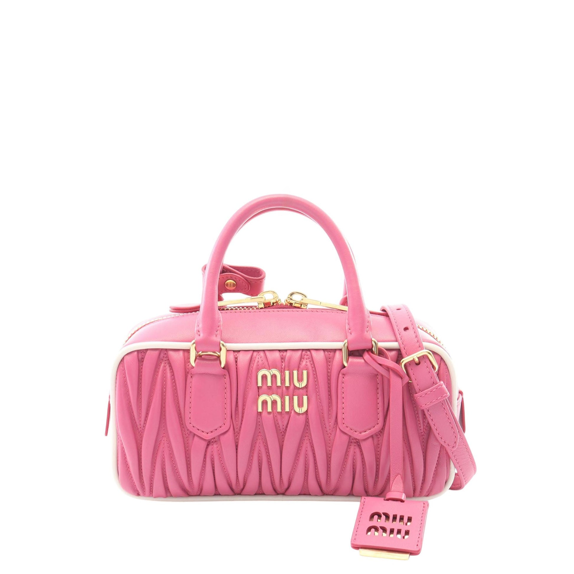 Miu Miu Matelasse Nappa Satchel