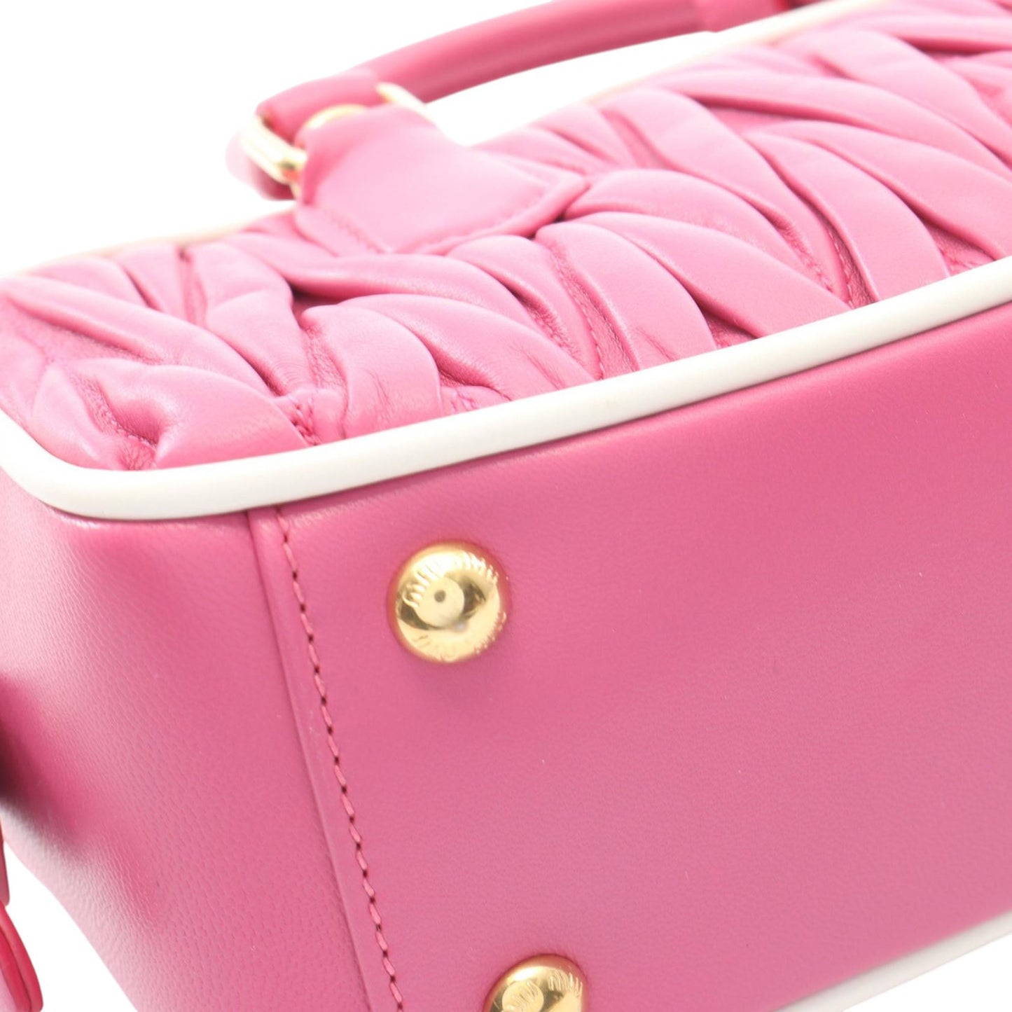 Miu Miu Matelasse Nappa Satchel