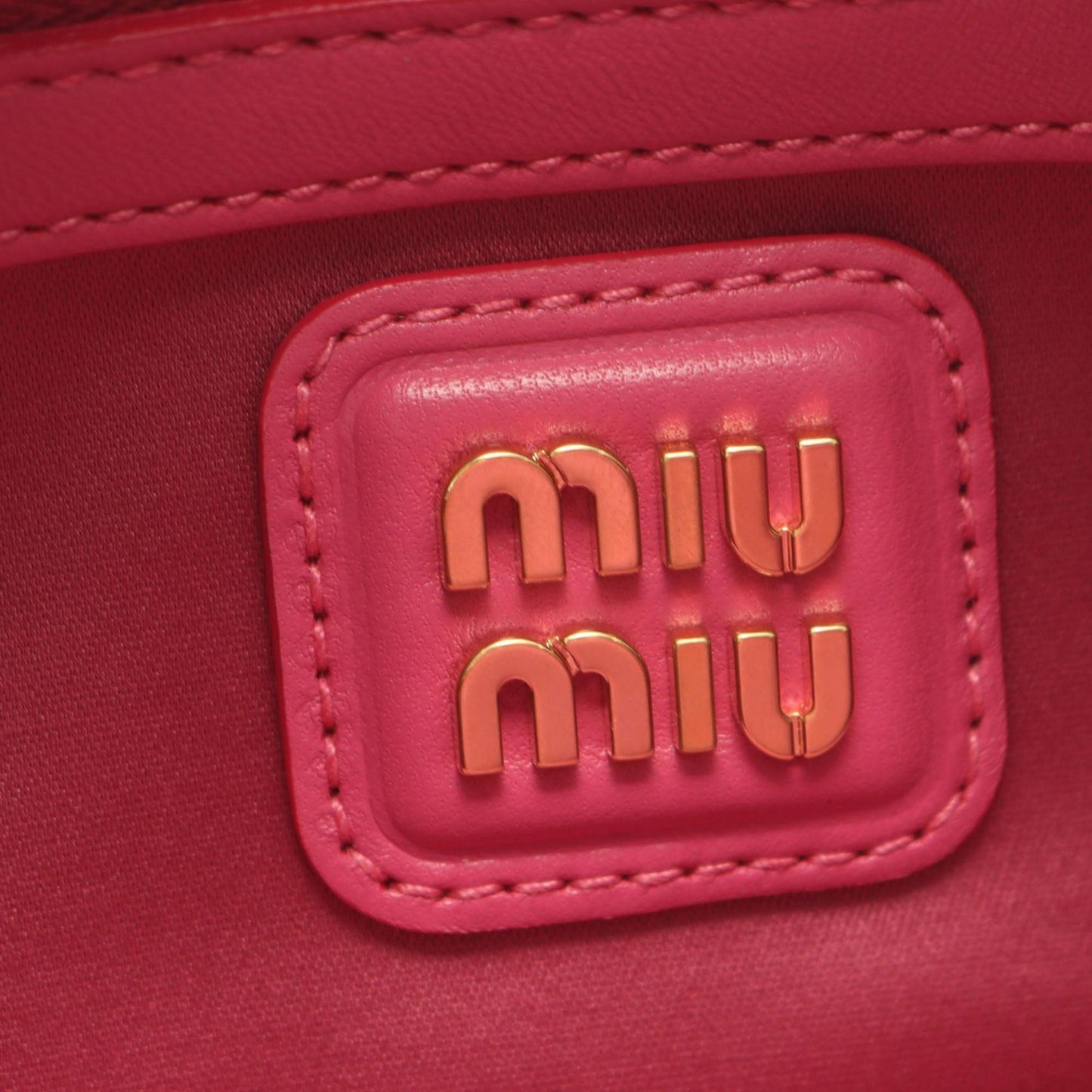 Miu Miu Matelasse Nappa Satchel