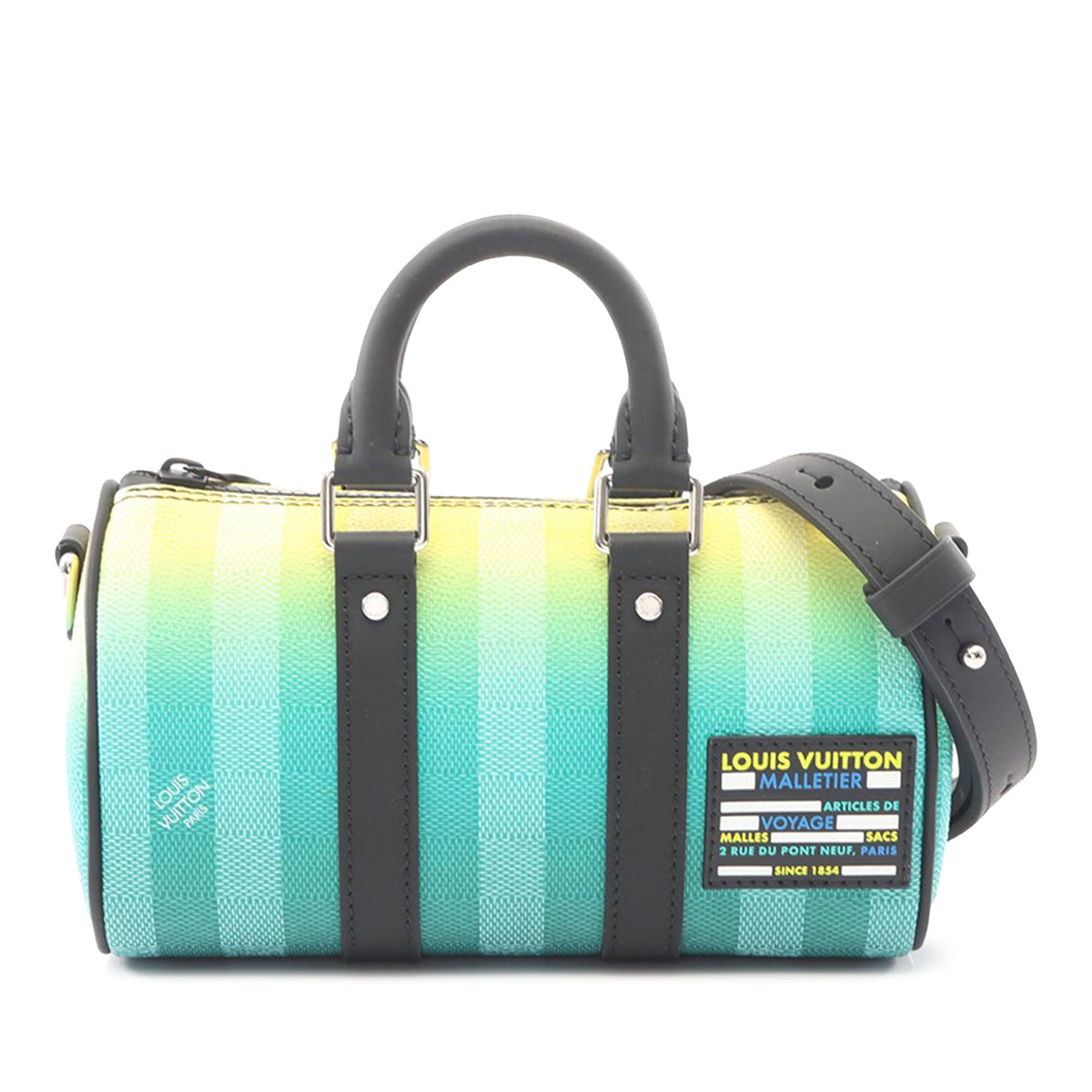 Louis Vuitton Damier Stripe Keepall Bandouliere XS