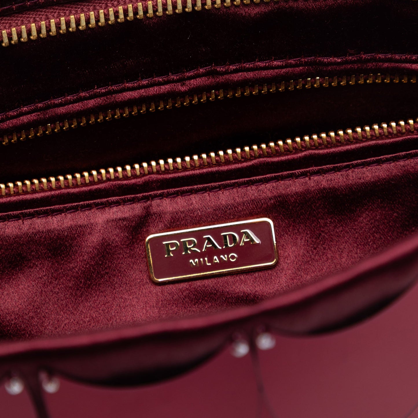 Prada Raso Paillettes Clutch