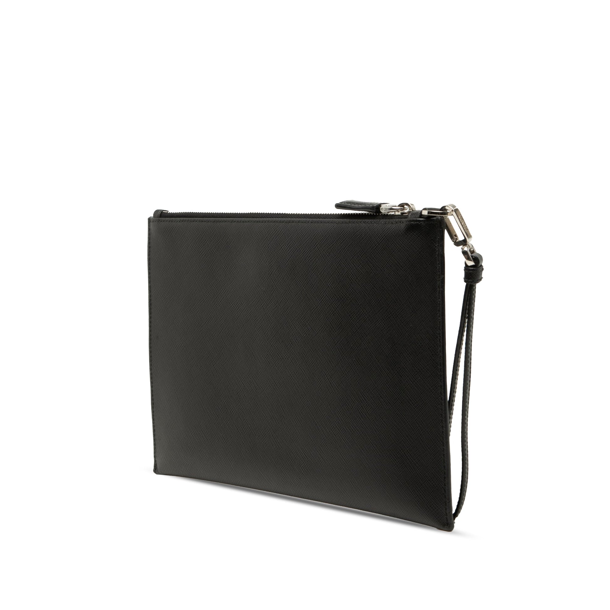 Prada Saffiano Wristlet Clutch