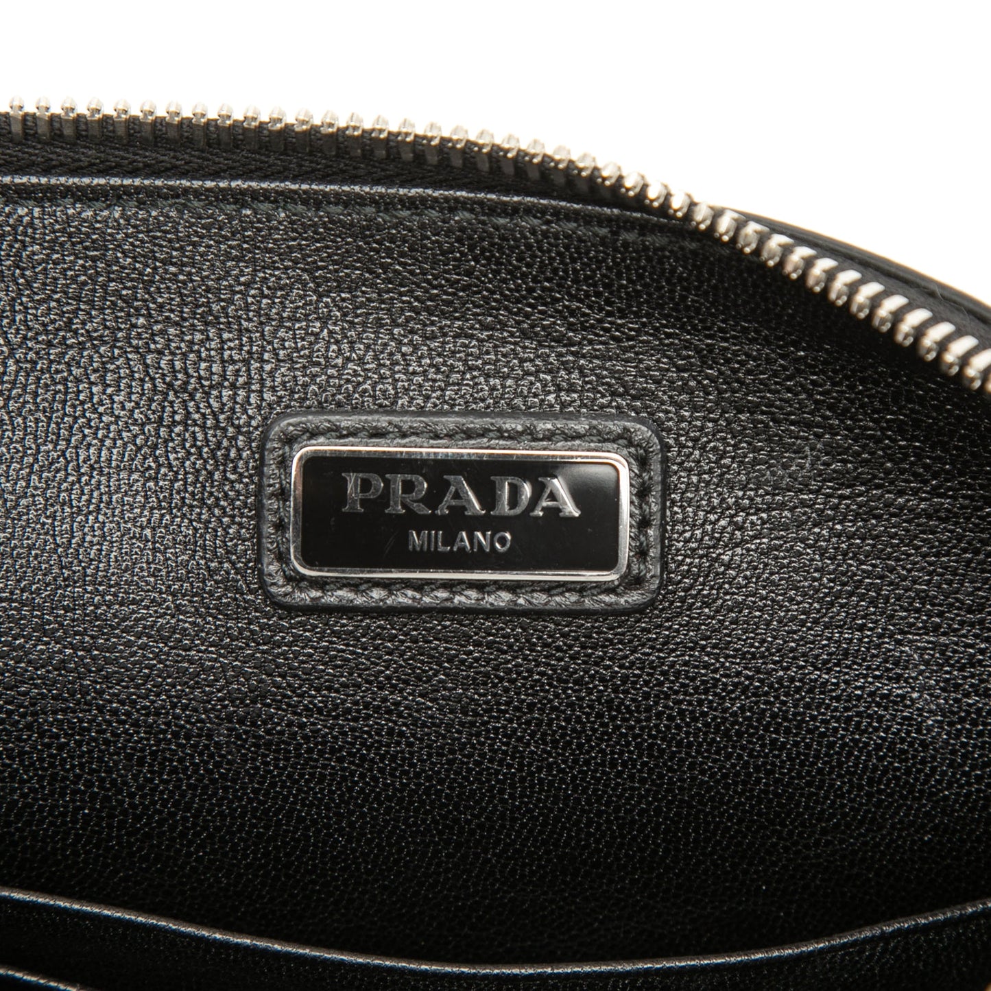 Prada Saffiano Wristlet Clutch