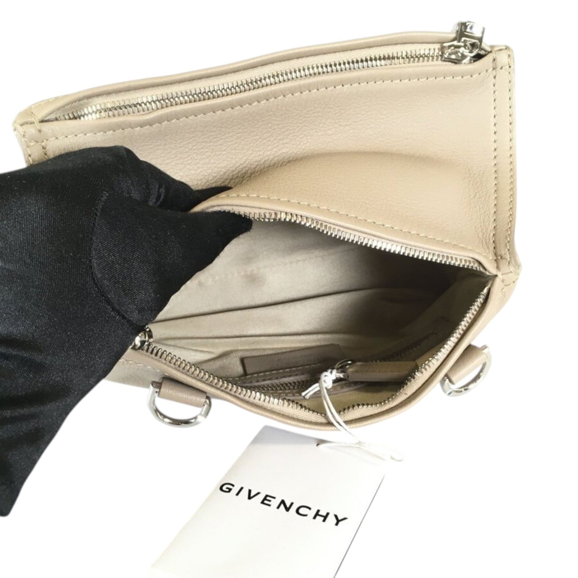 Givenchy Mini Goatskin Pandora Box Crossbody