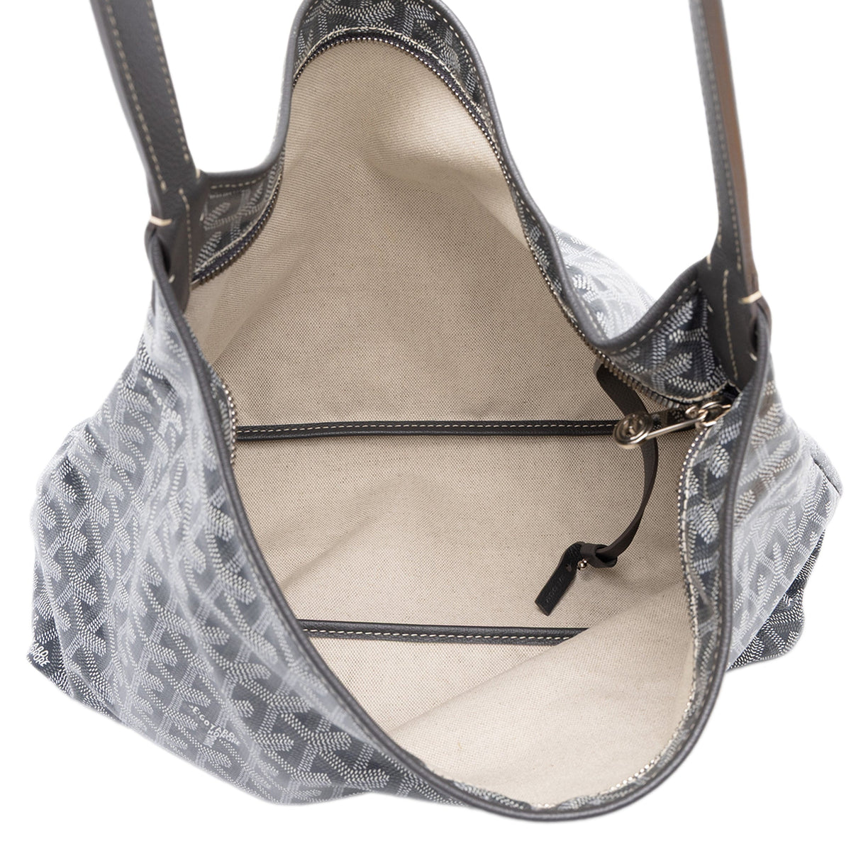 Goyard Goyardine Boheme Hobo — Gray