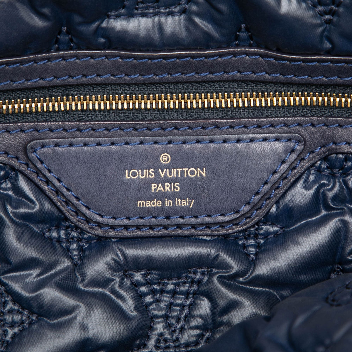 Louis Vuitton Monogram Nylon Desire Lockit Vertical MM — Blue