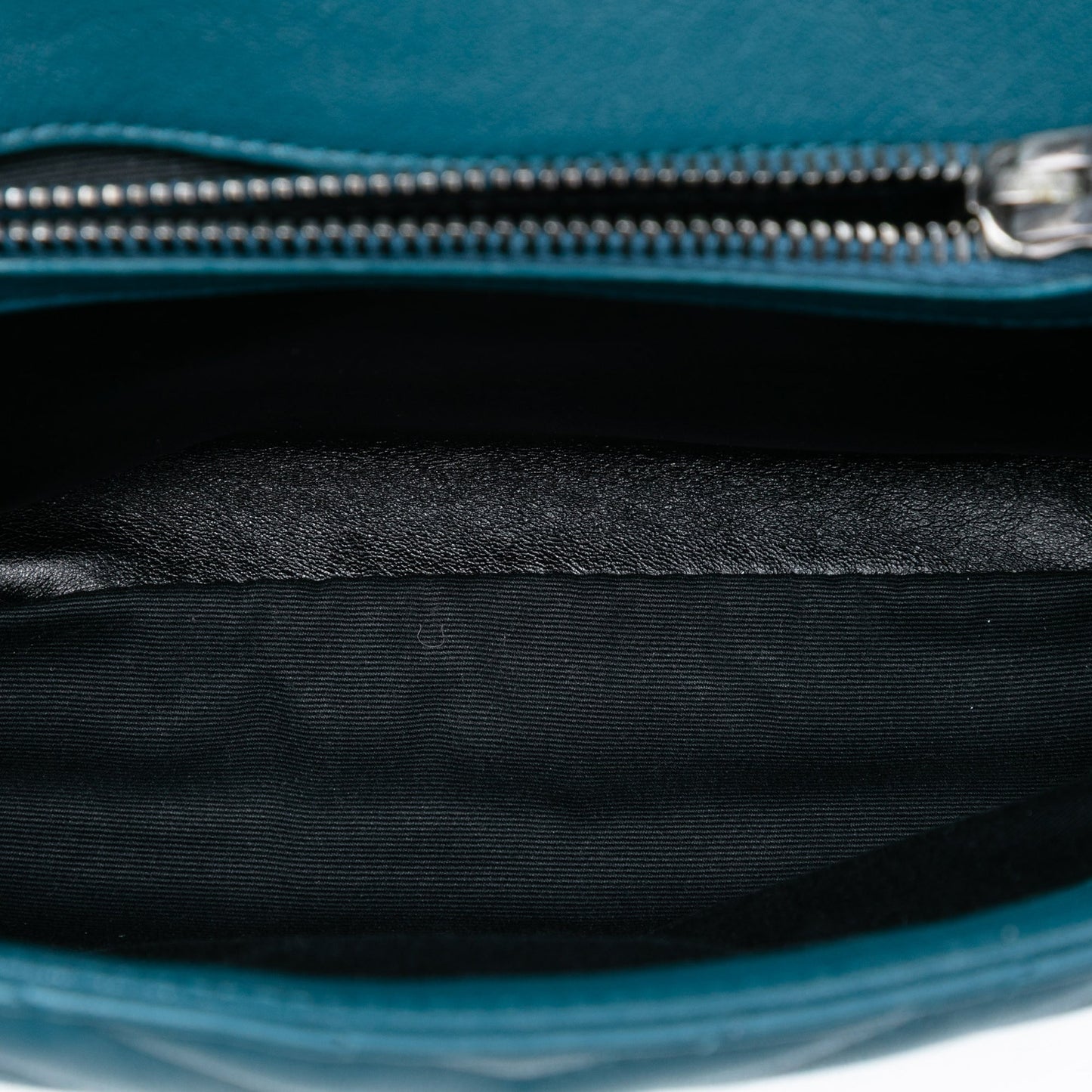 Medium Quilted Chevron Sheepskin College Satchel