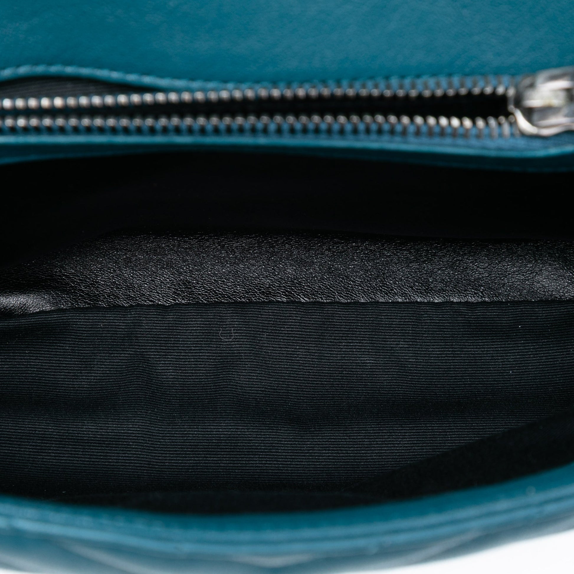 Medium Quilted Chevron Sheepskin College Satchel