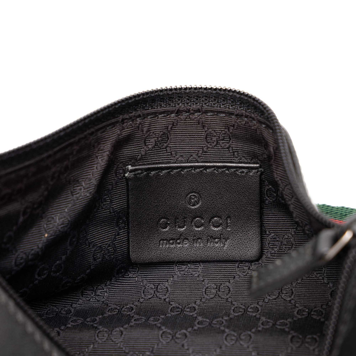 Gucci Denim Web Shoulder Bag