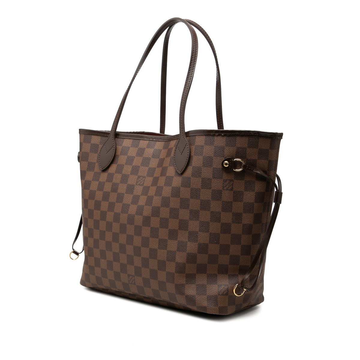 Louis Vuitton Damier Ebene Neverfull MM — Brown