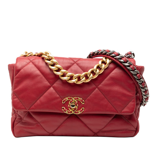 Chanel Large Lambskin 19 Flap