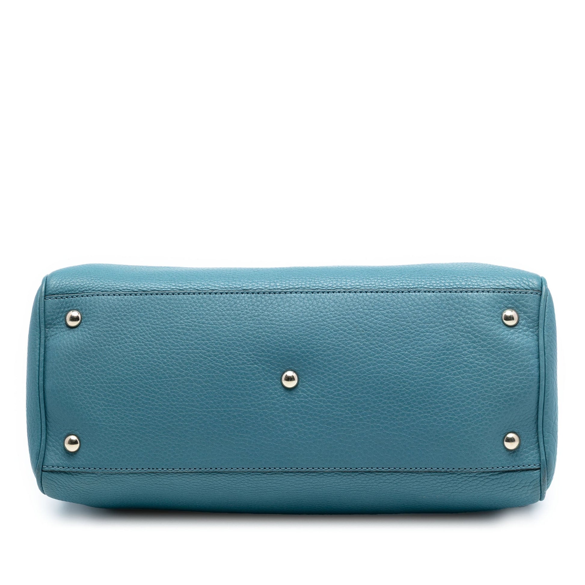Gucci Medium Calfskin Bamboo Shopper Satchel