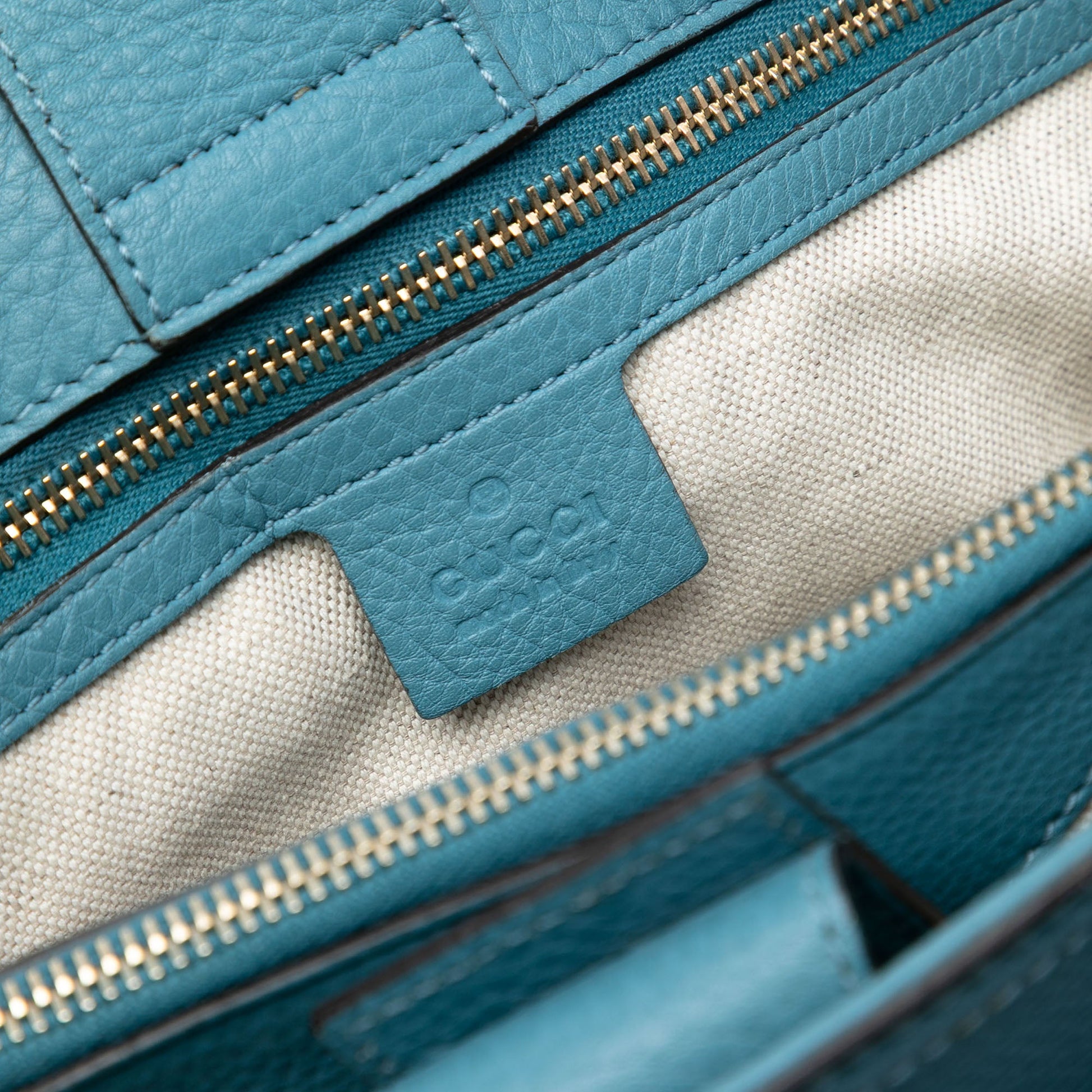 Gucci Medium Calfskin Bamboo Shopper Satchel