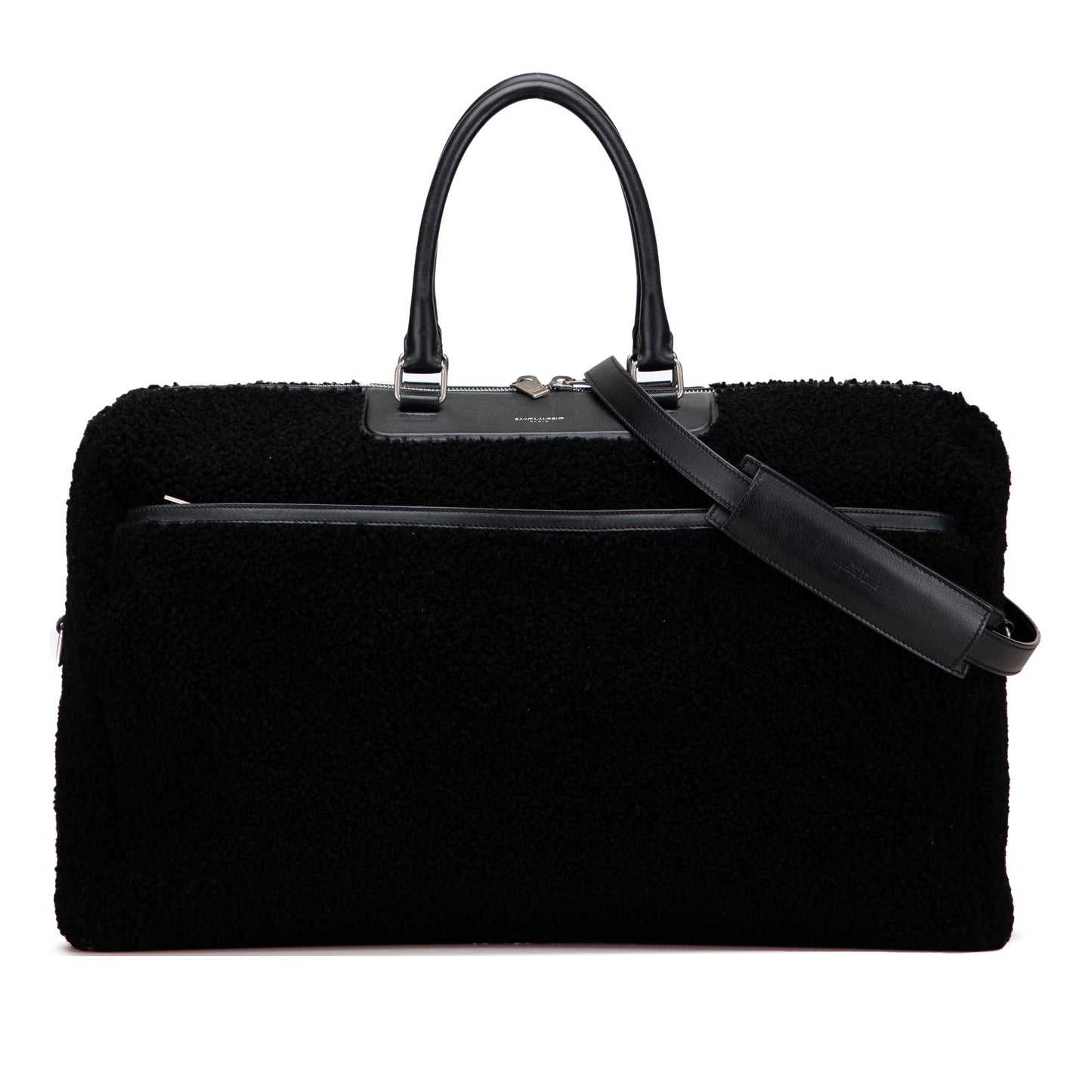 Saint Laurent Shearling Travel Bag