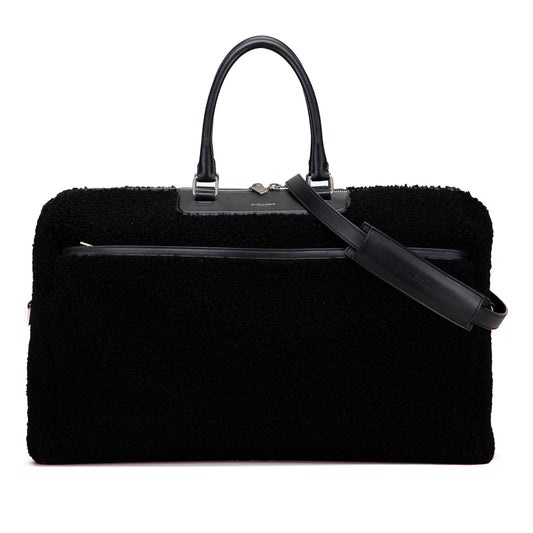 Saint Laurent Shearling Travel Bag