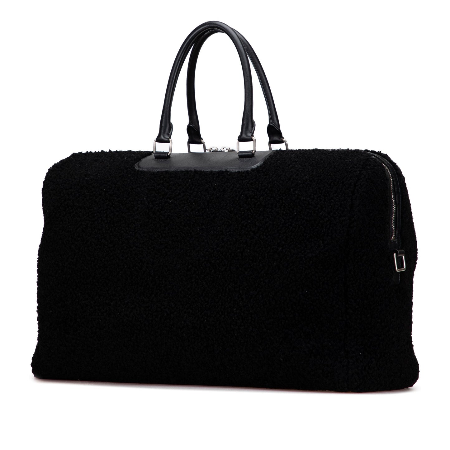 Saint Laurent Shearling Travel Bag