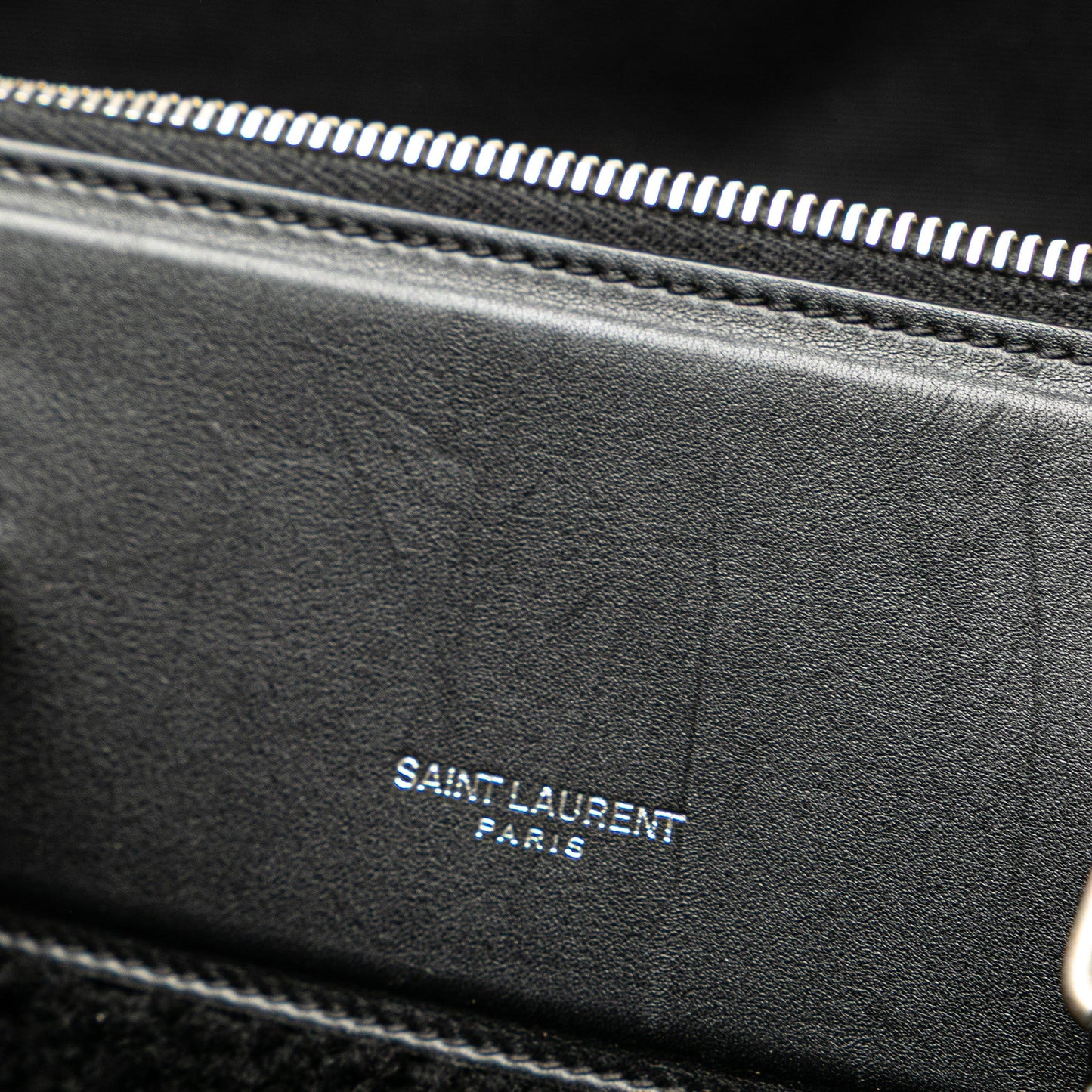 Saint Laurent Shearling Travel Bag