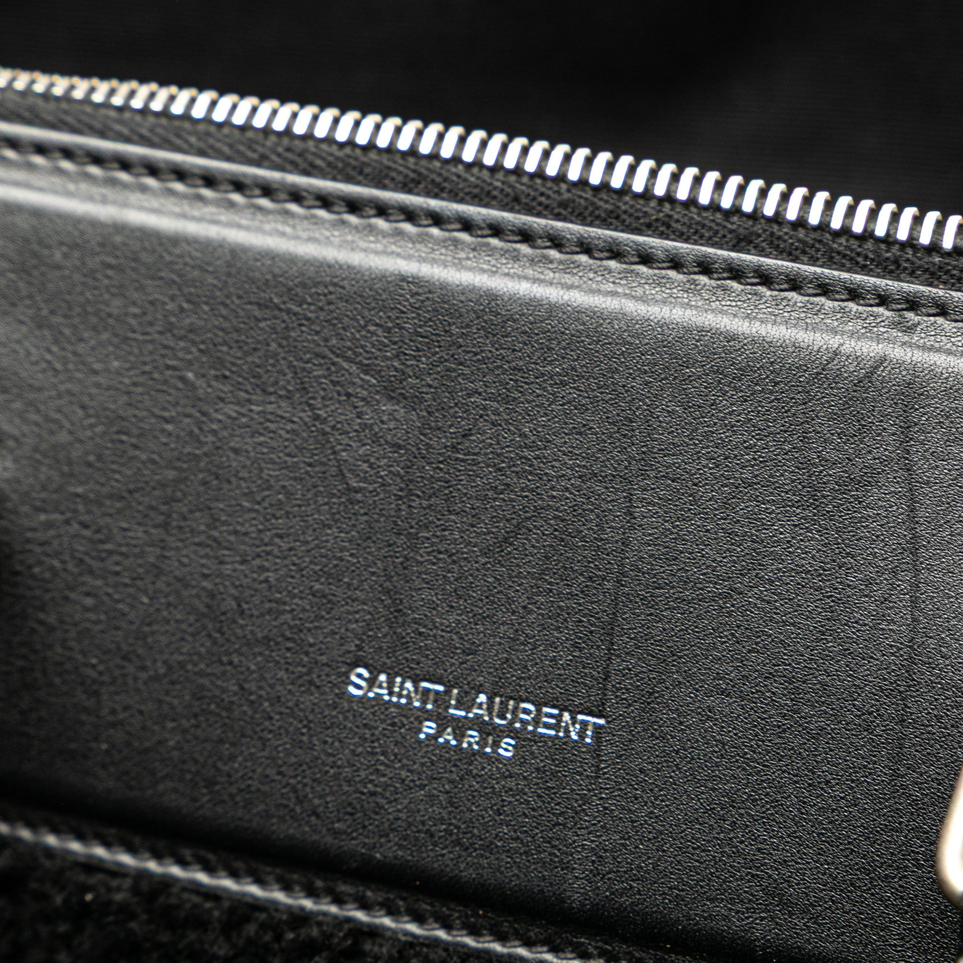 Saint Laurent Shearling Travel Bag