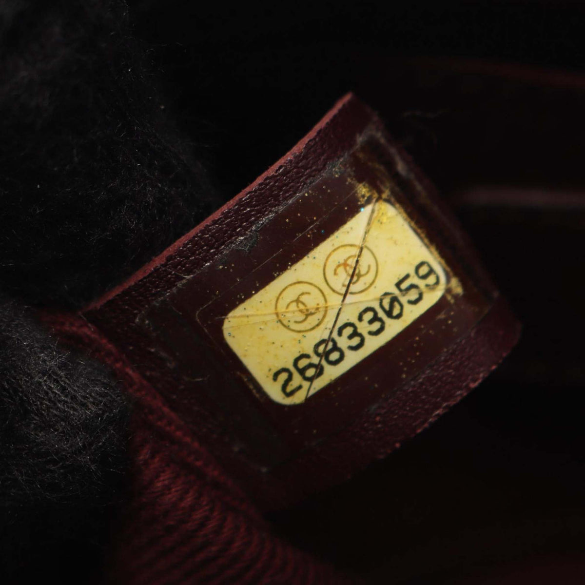 Chanel CC Stitched Calfskin Chain Flap