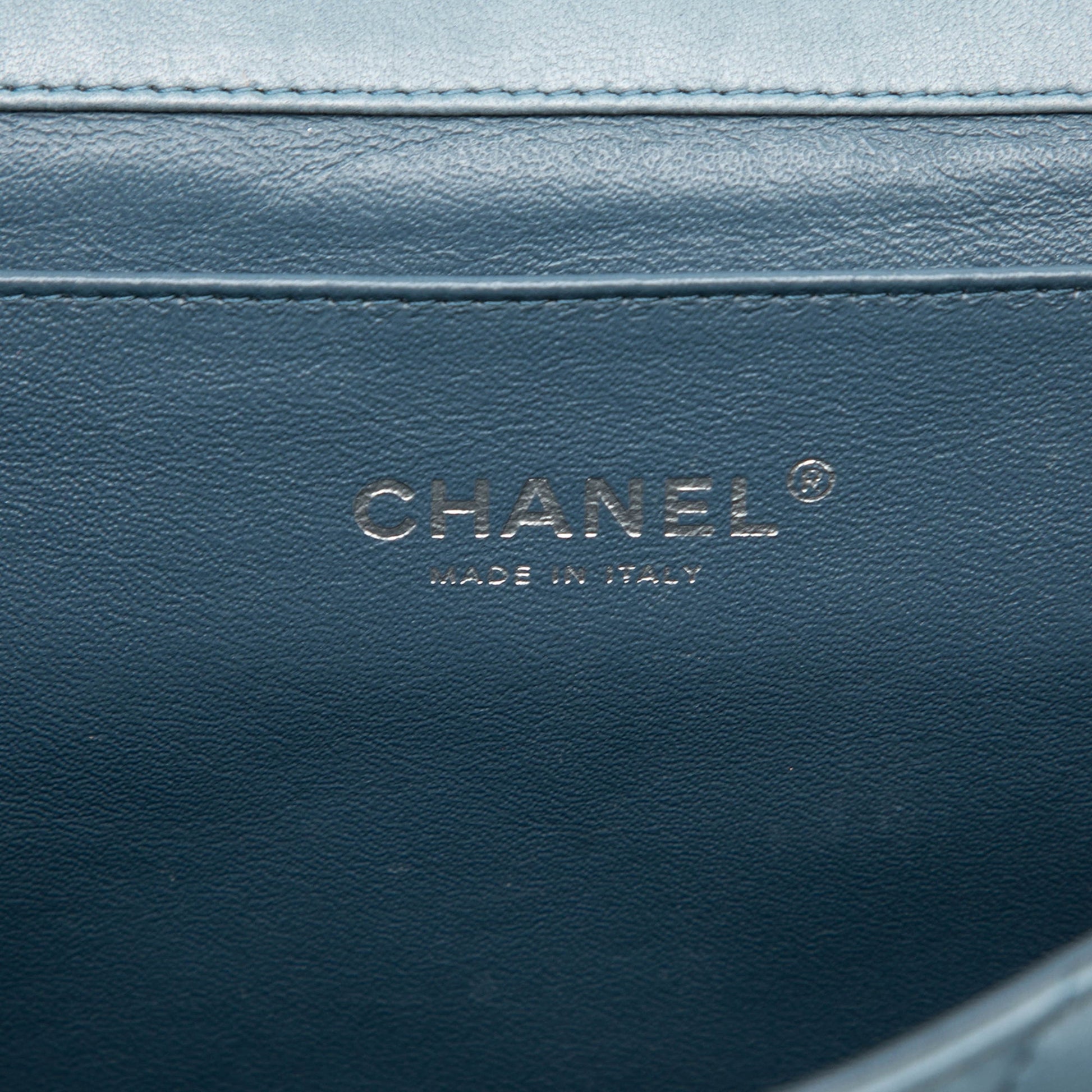 Chanel CC Quilted Lambskin Flap Clutch with Chain