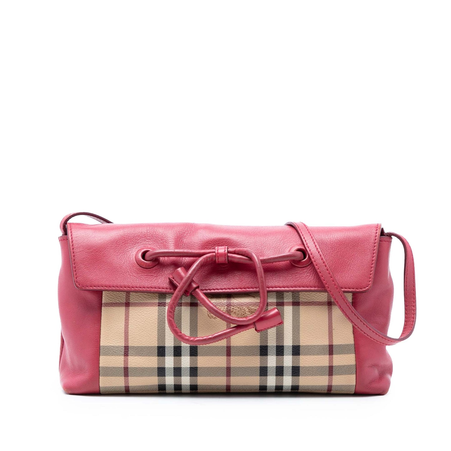 Haymarket Check Coated Canvas Leah Crossbody