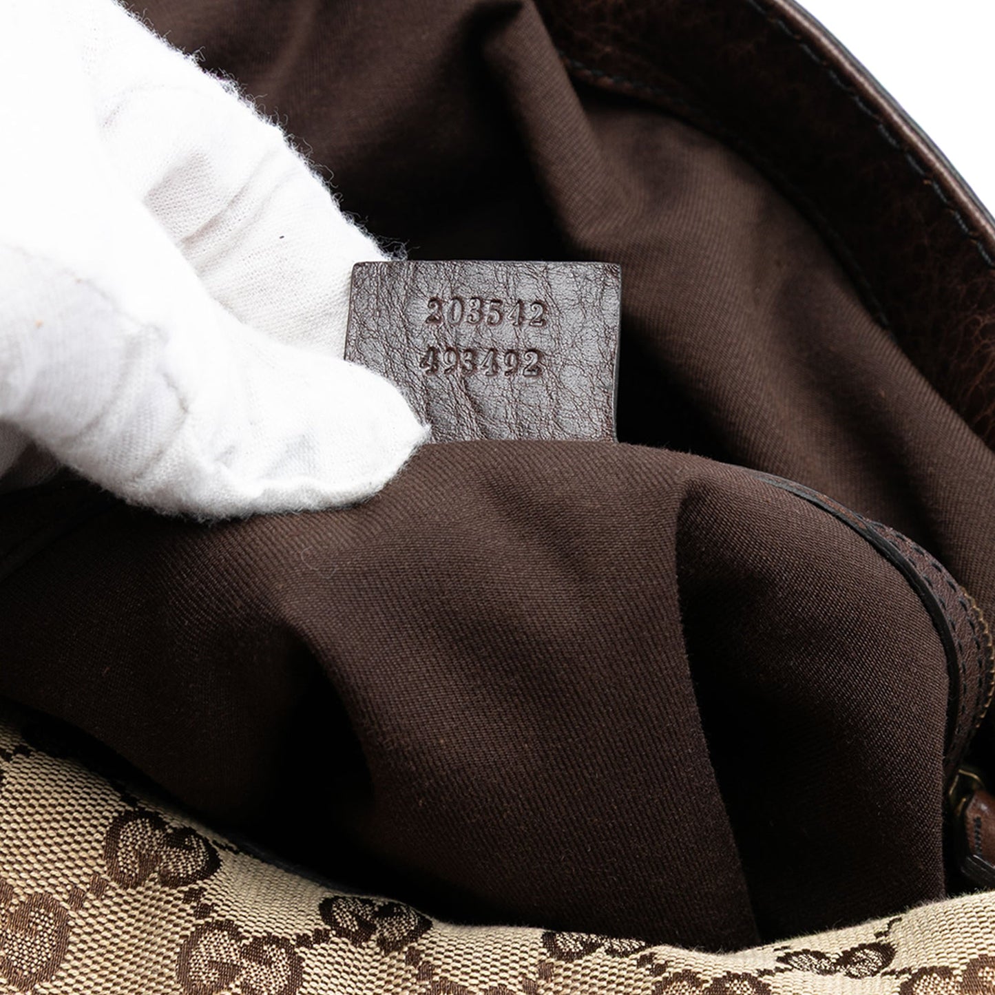 Large GG Canvas Jockey Hobo
