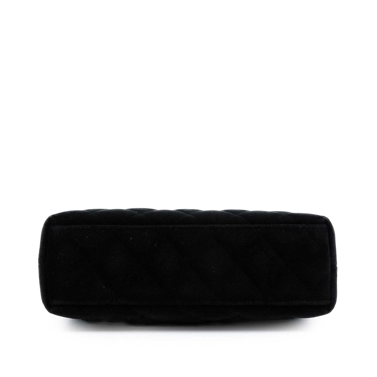 Chanel Nano Velvet Kelly Shopper Bag — Black