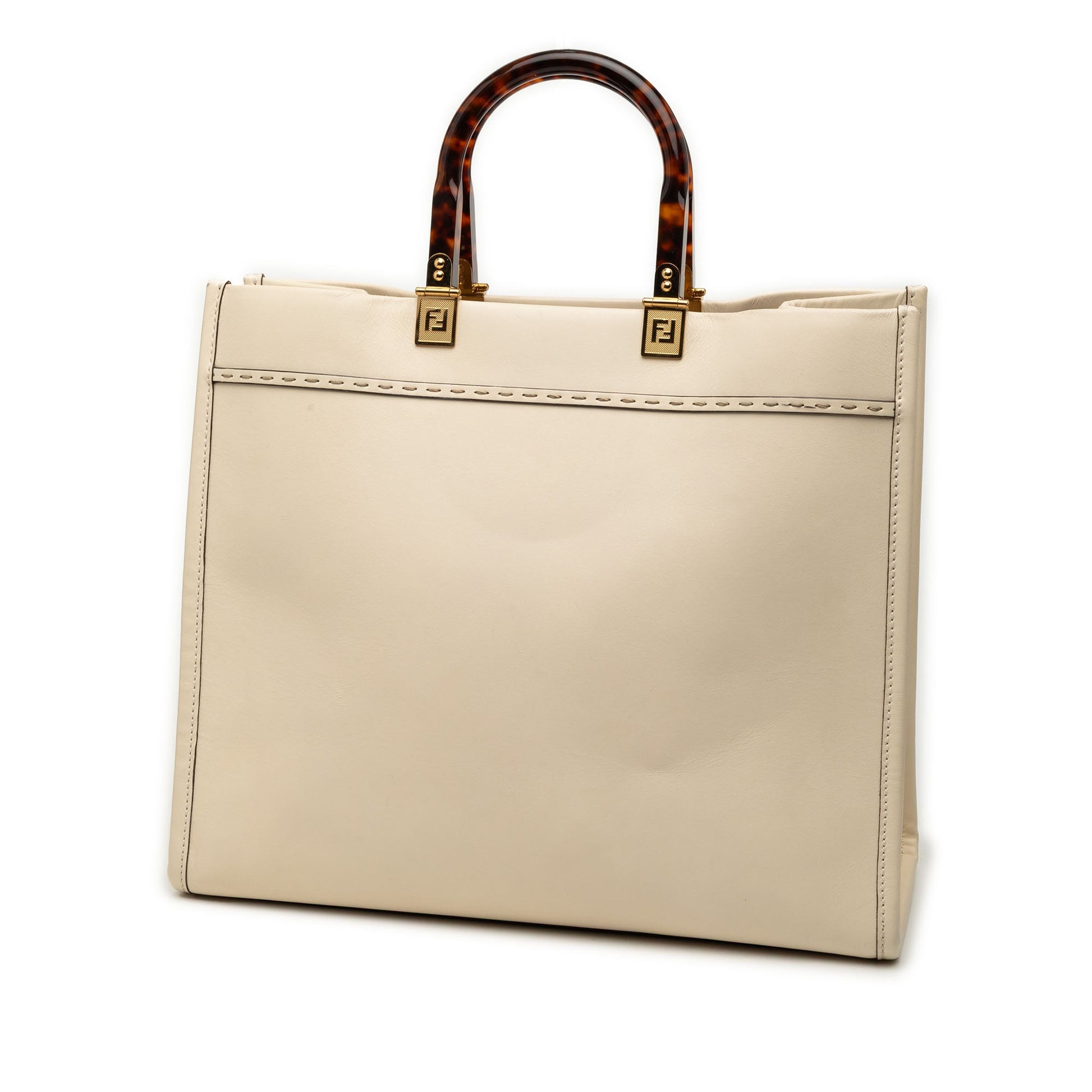Fendi Medium Leather Sunshine Shopper Tote