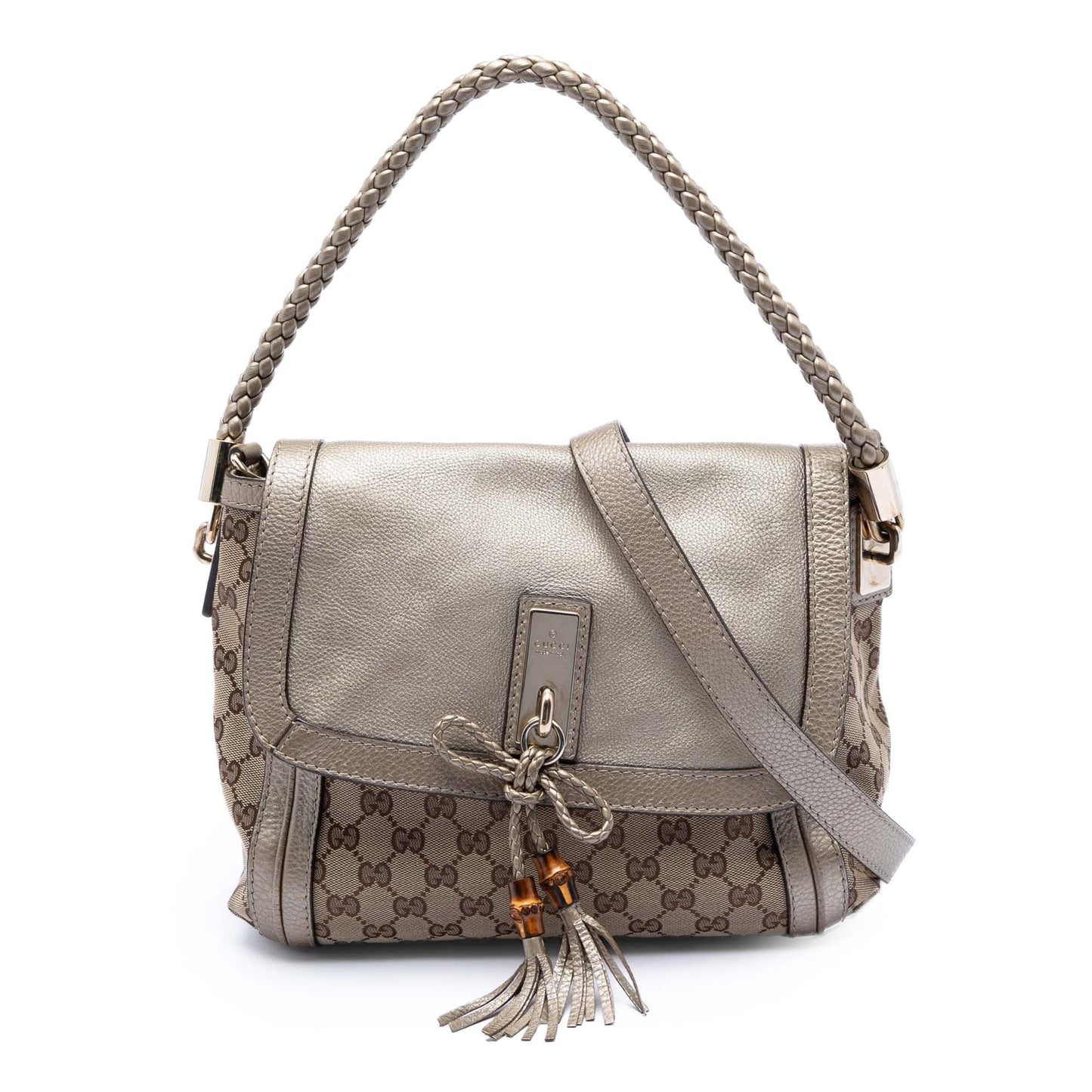 Gucci GG Canvas Bella Flap Satchel