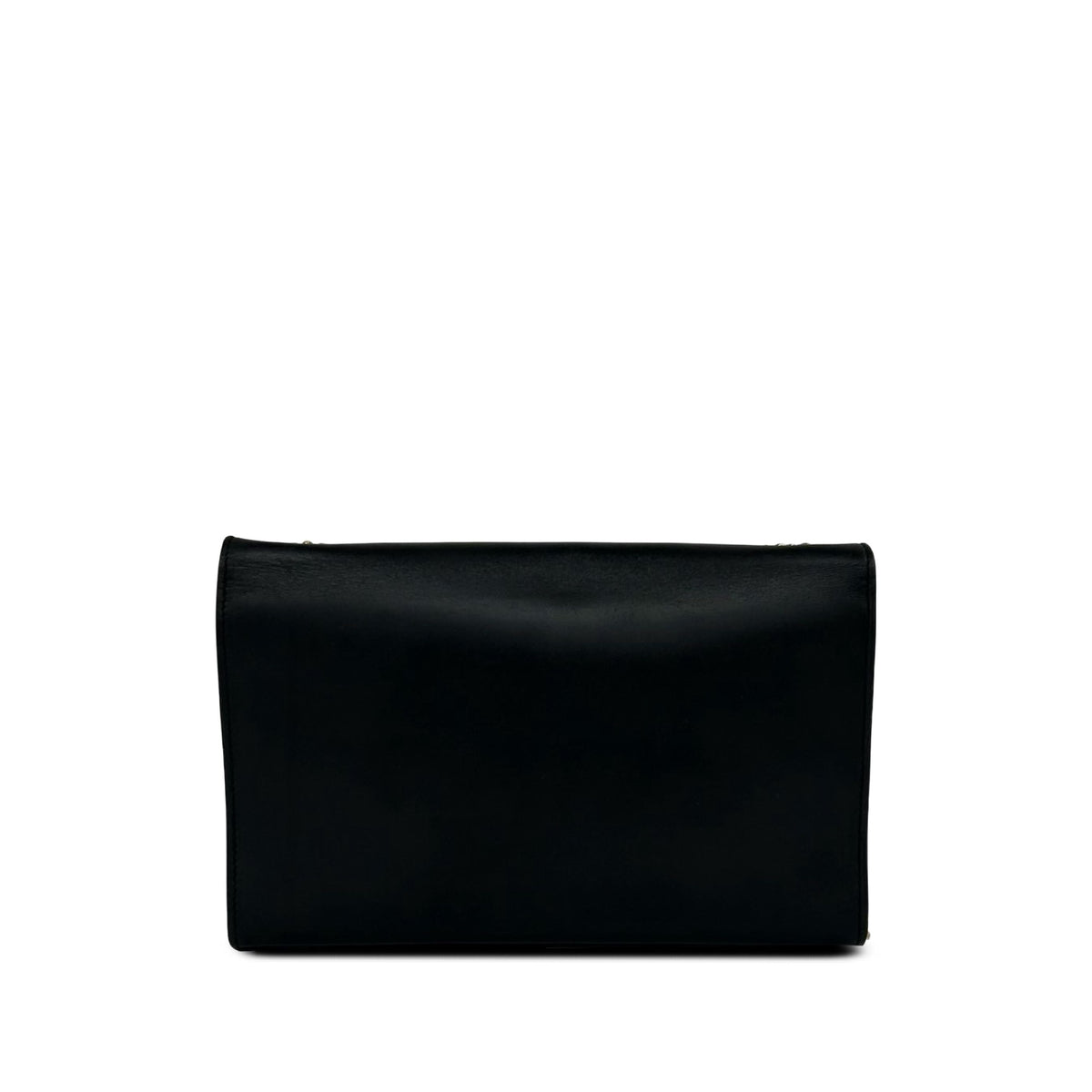 Saint Laurent Medium Smooth Calfskin Classic Monogram Kate Tassel Crossbody — Black
