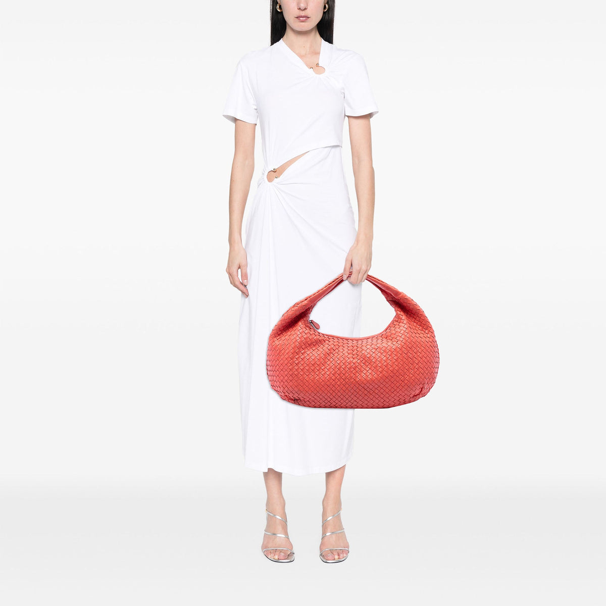 Bottega Veneta Large Nappa Intrecciato Belly Hobo