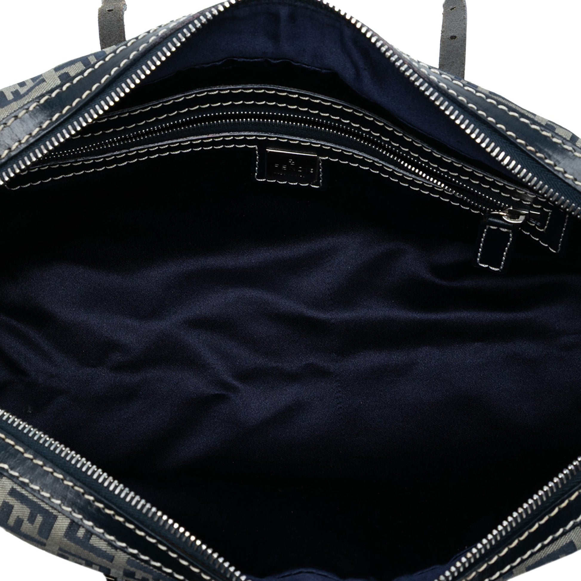 Fendi Zucchino Canvas Handbag