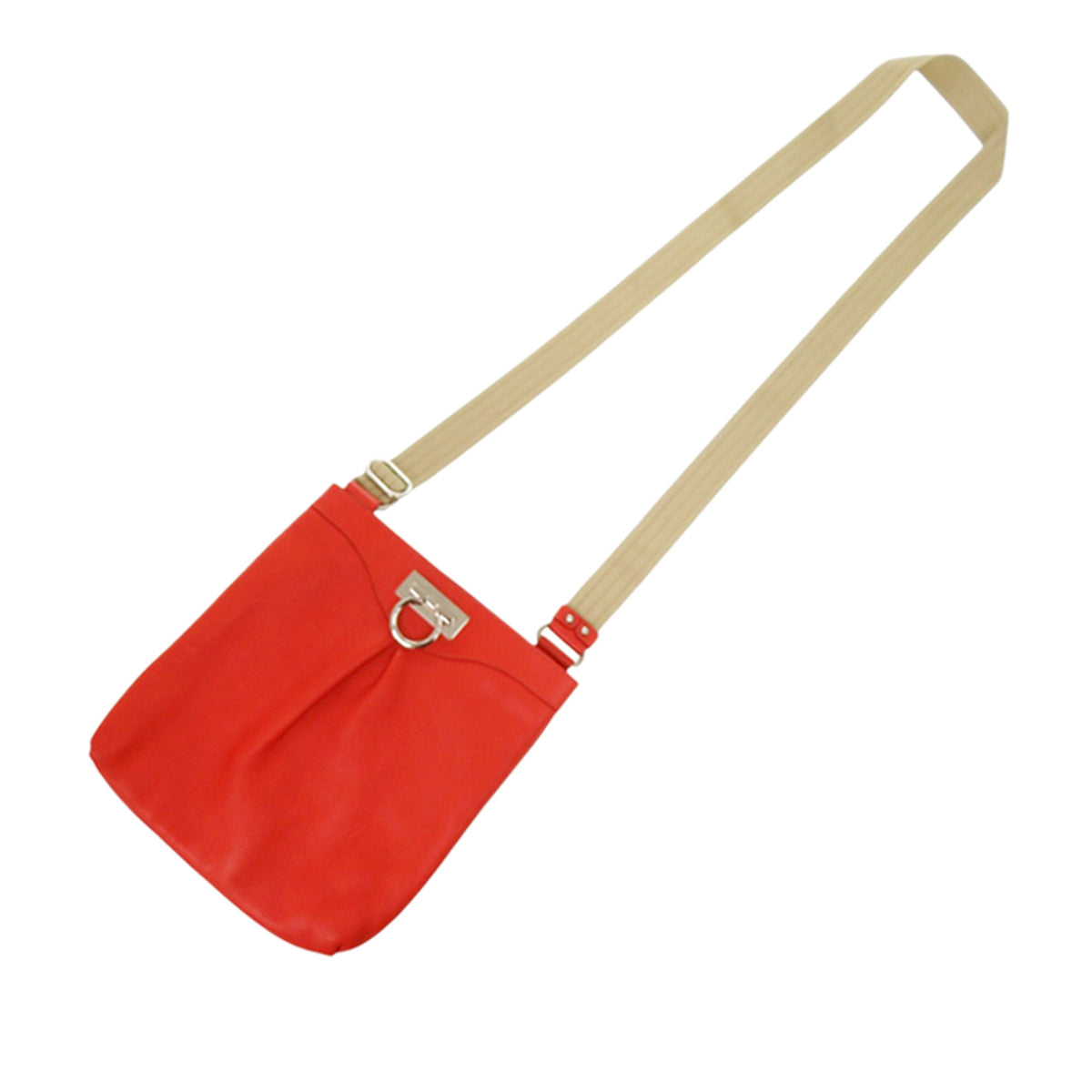Ferragamo Leather Gancini Crossbody Bag