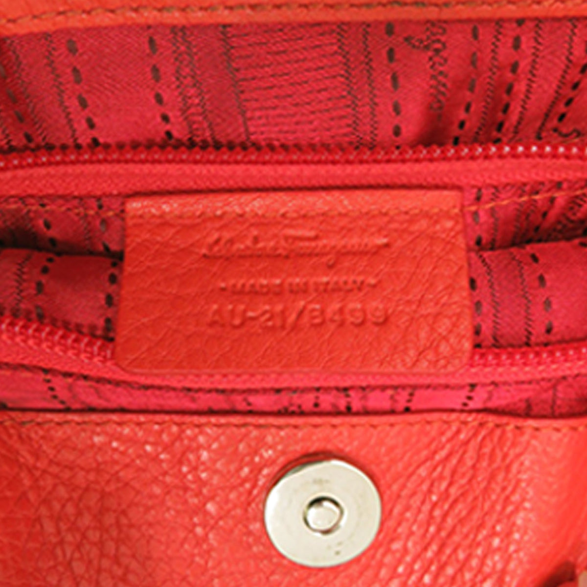 Ferragamo Leather Gancini Crossbody Bag