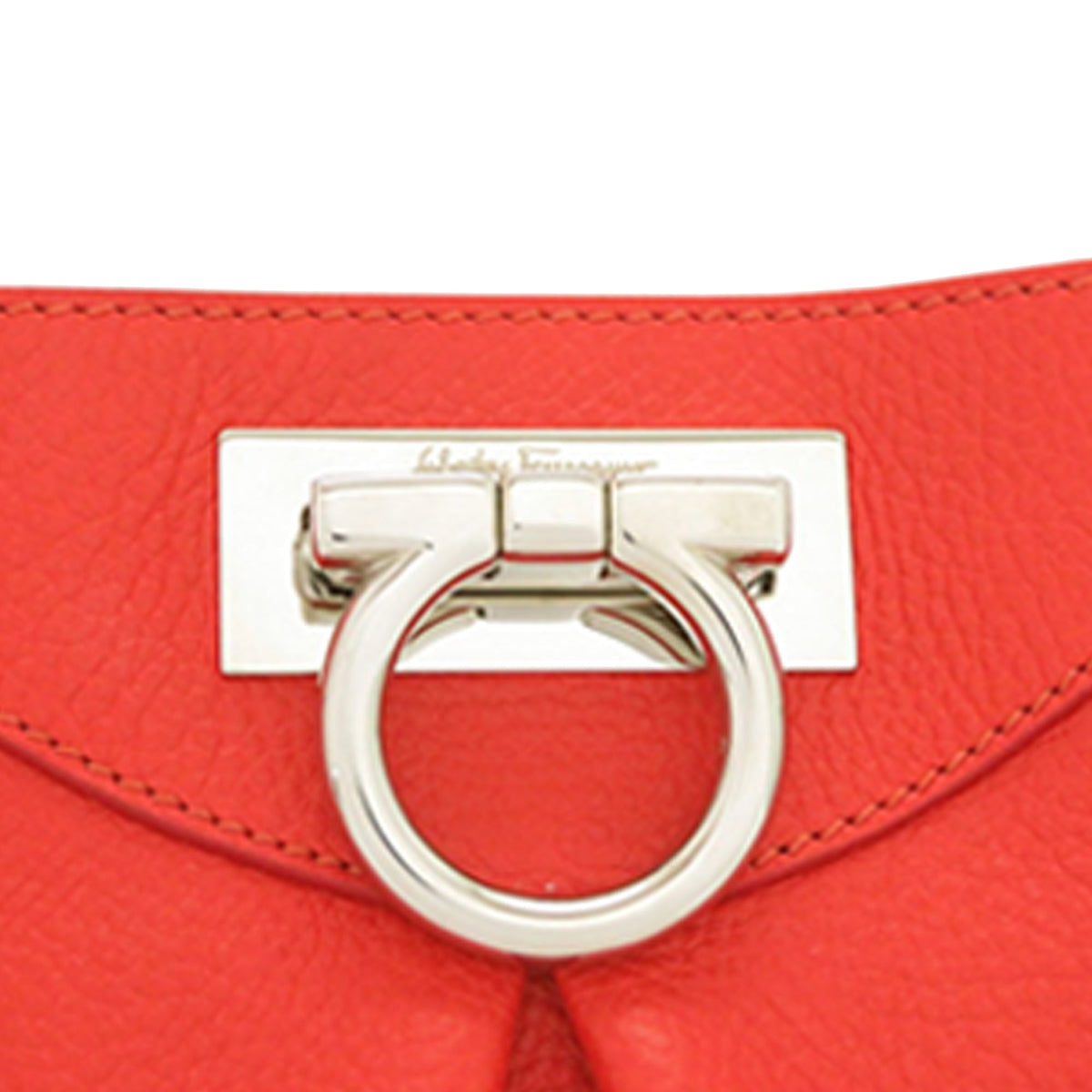 Ferragamo Leather Gancini Crossbody Bag