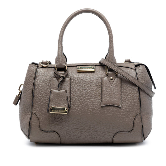 Burberry Small Grained Leather Heritage Gladstone Satchel