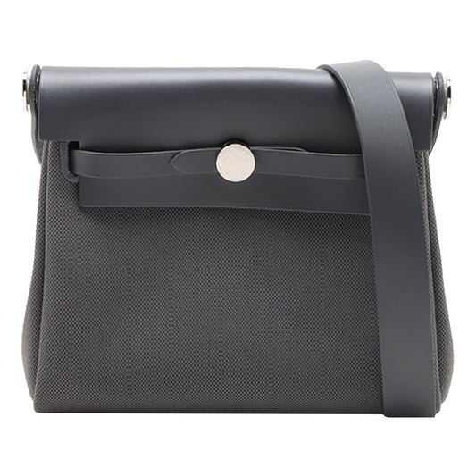 Hermès Military Toile and Vache Hunter Herbag Zip 20