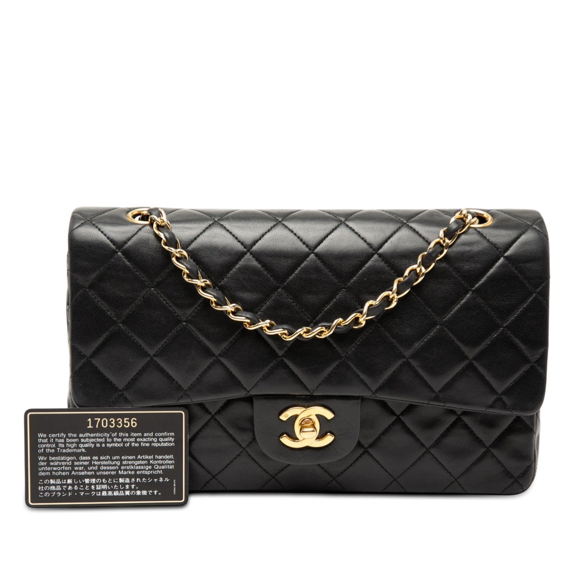 Chanel Medium Classic Lambskin Double Flap