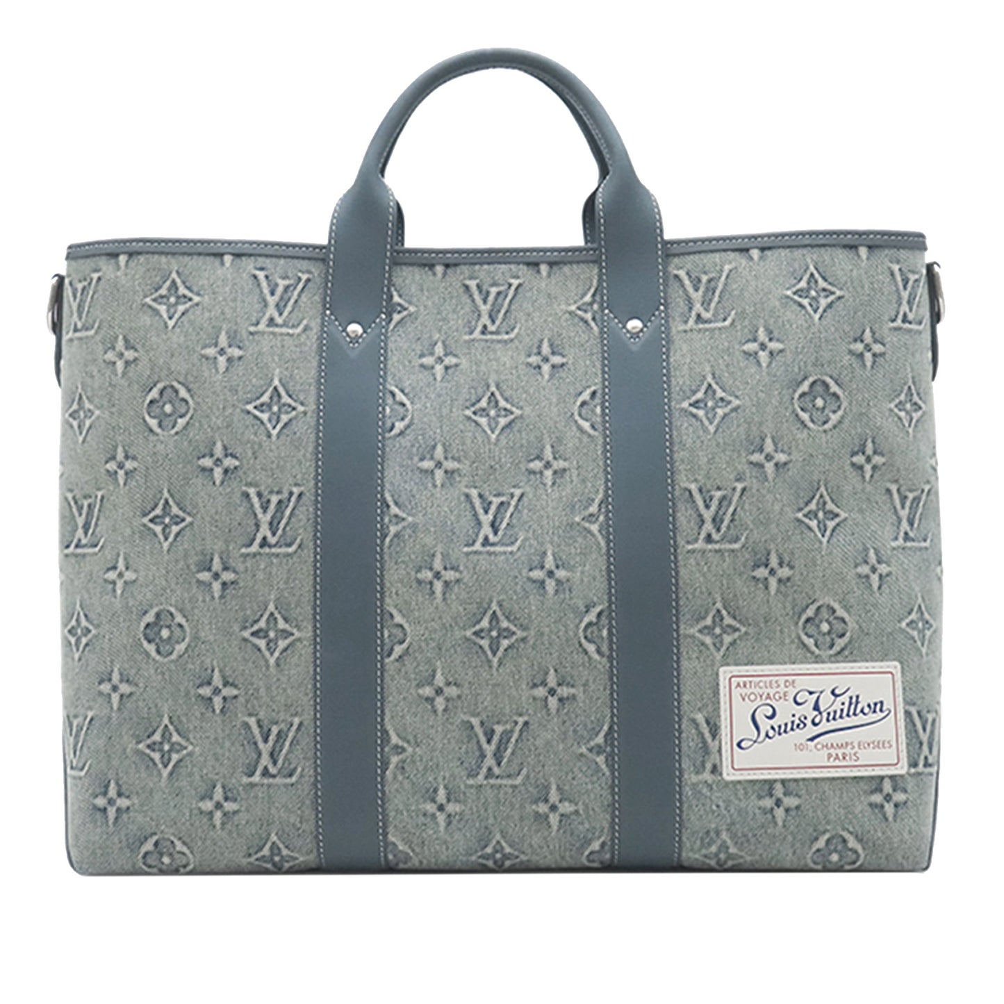Louis Vuitton Monogram Washed Denim Weekend Tote