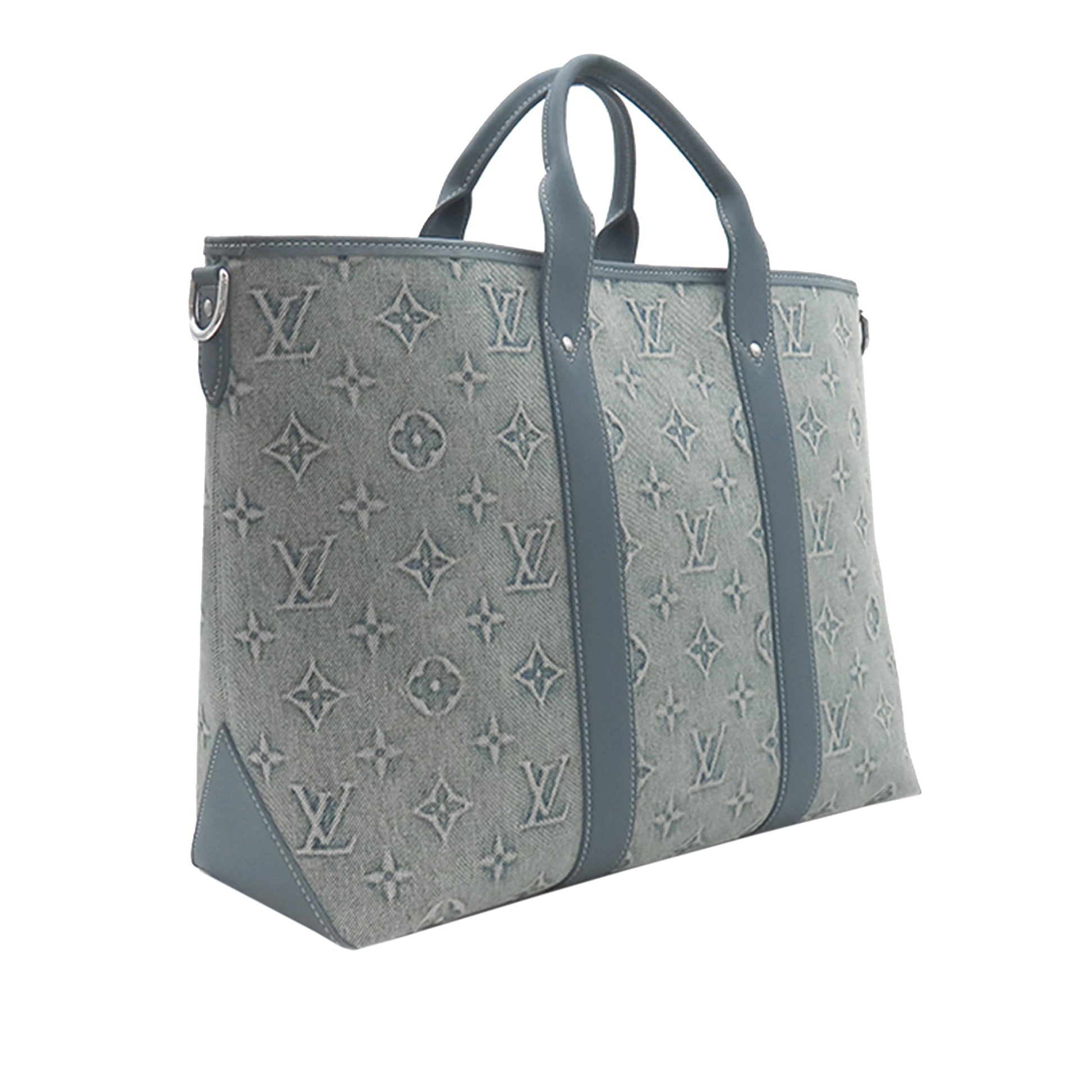 Louis Vuitton Monogram Washed Denim Weekend Tote