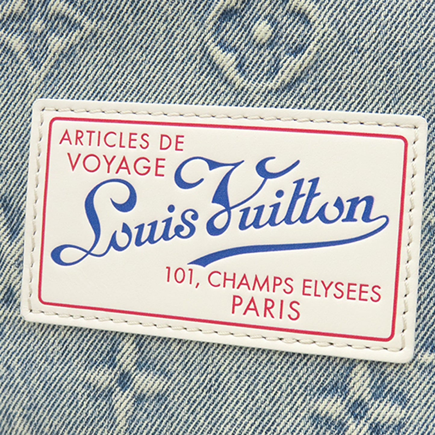Louis Vuitton Monogram Washed Denim Weekend Tote