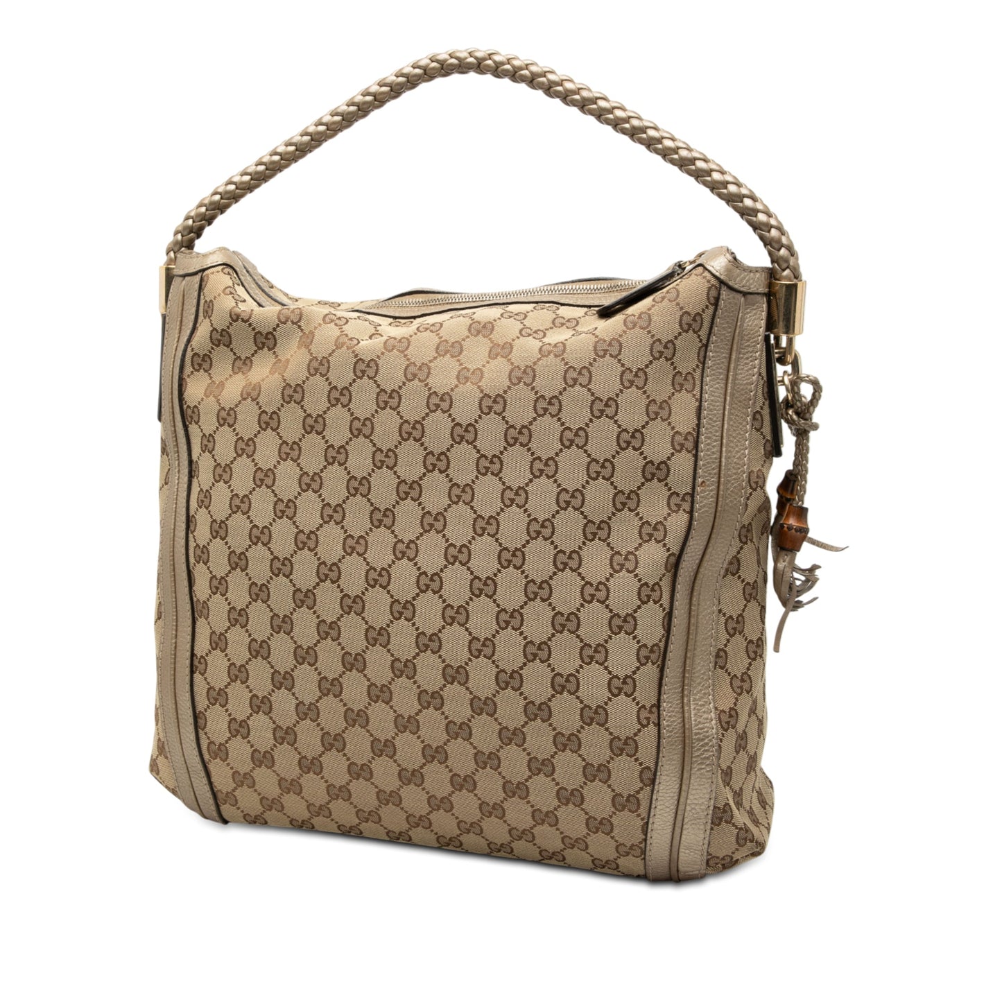 Gucci Large GG Canvas Bella Shoulder Bag